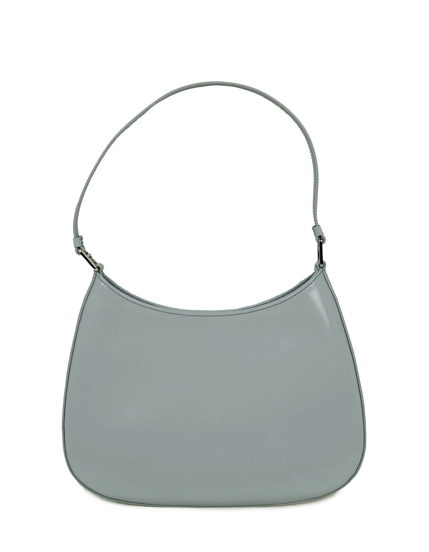 Prada 2021 Cornflower Blue Brushed Calfskin Cleo Shoulder Bag