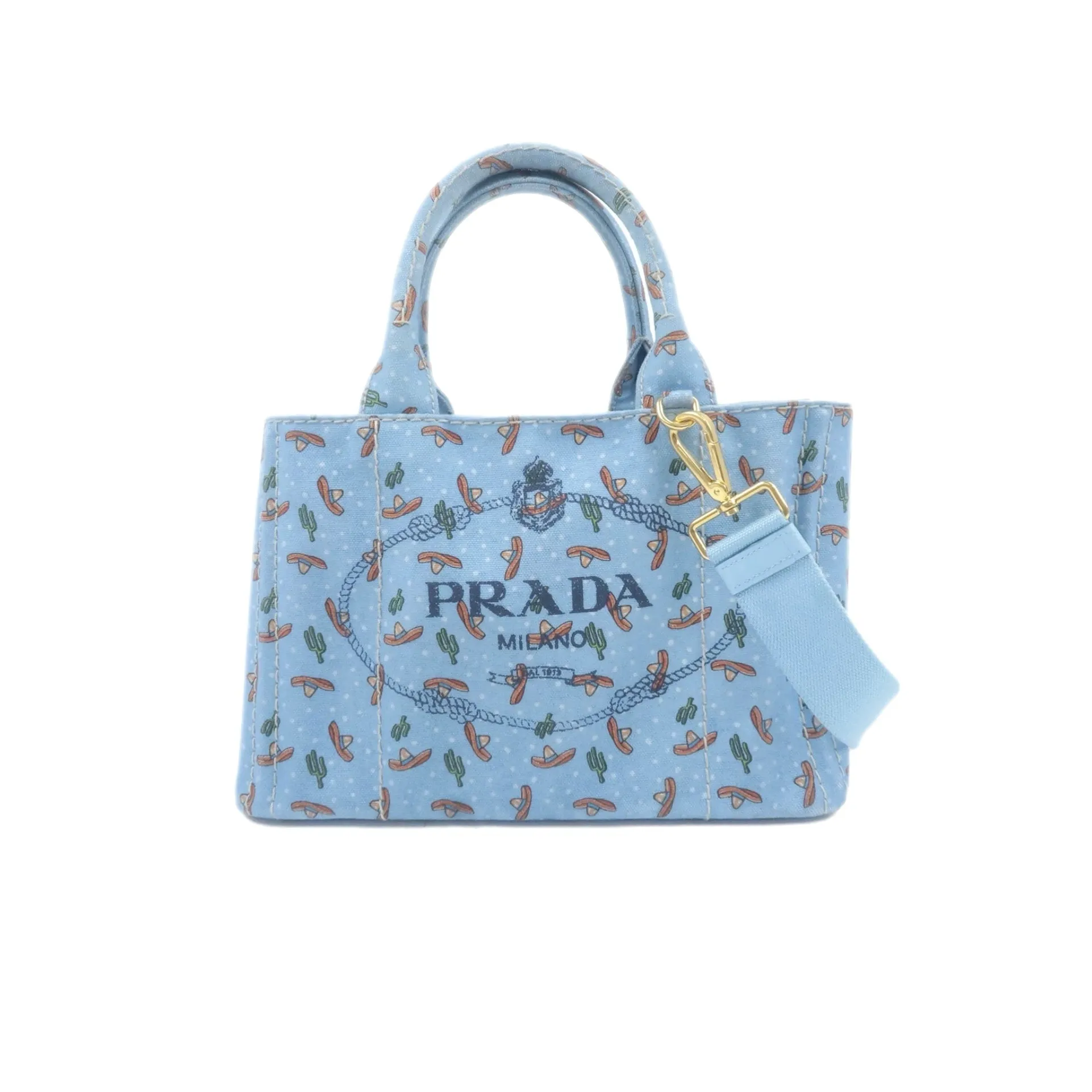 Prada Cactus Print 2way Tote