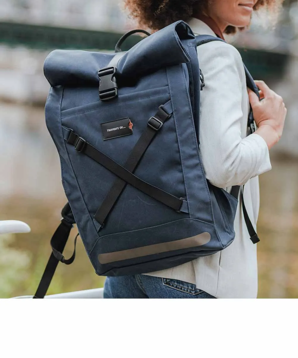 Property of Bike Pack Lenny Rolltop-Rucksack aus recycelten PET-Flaschen