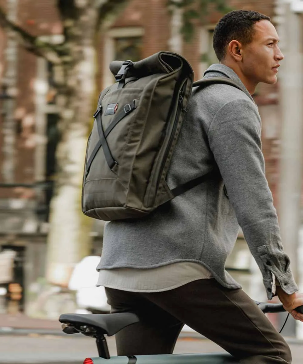 Property of Bike Pack Lenny Rolltop-Rucksack aus recycelten PET-Flaschen