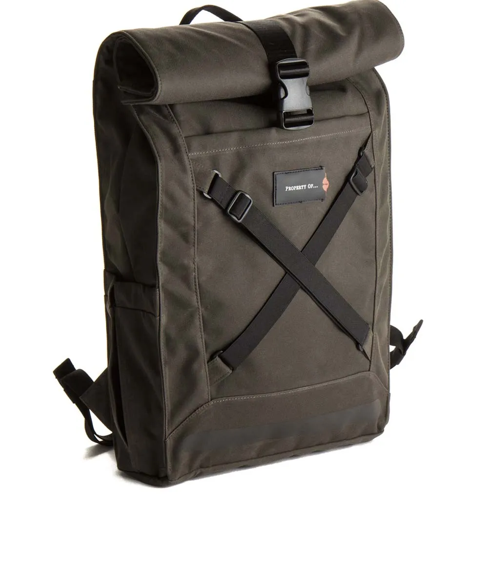 Property of Bike Pack Lenny Rolltop-Rucksack aus recycelten PET-Flaschen