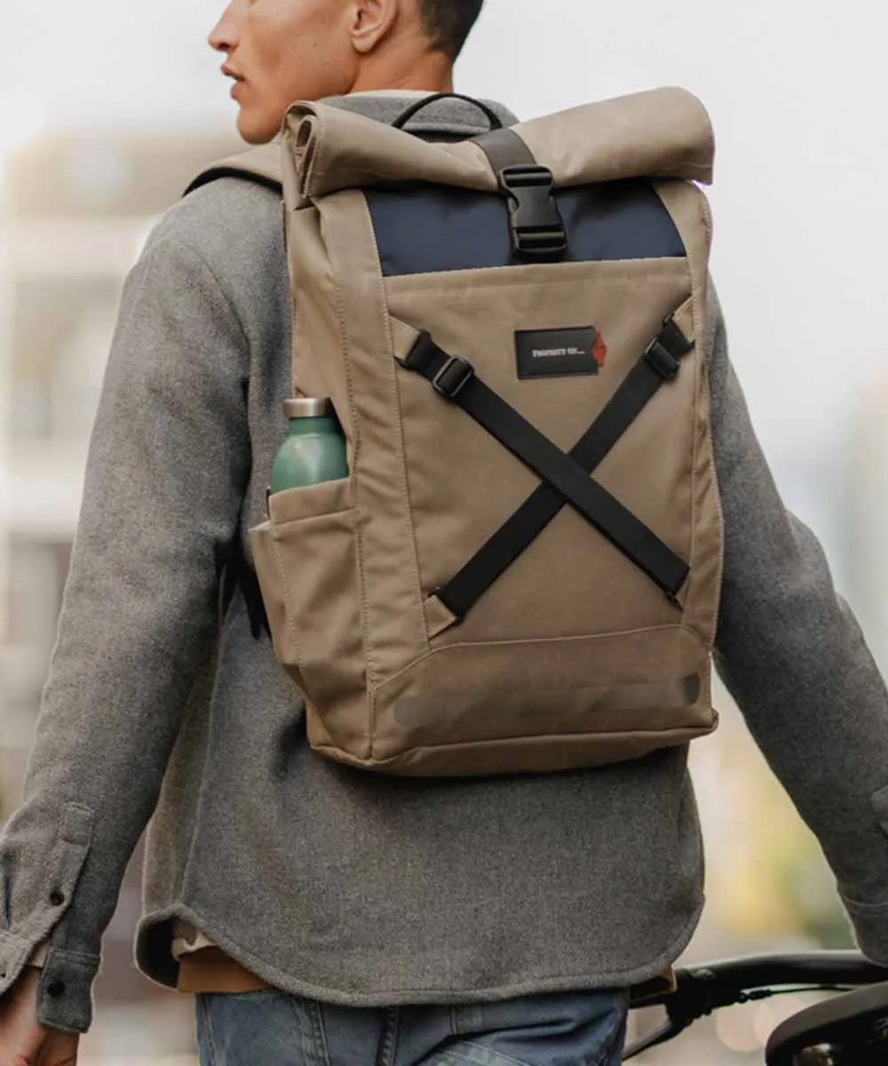 Property of Bike Pack Lenny Rolltop-Rucksack aus recycelten PET-Flaschen
