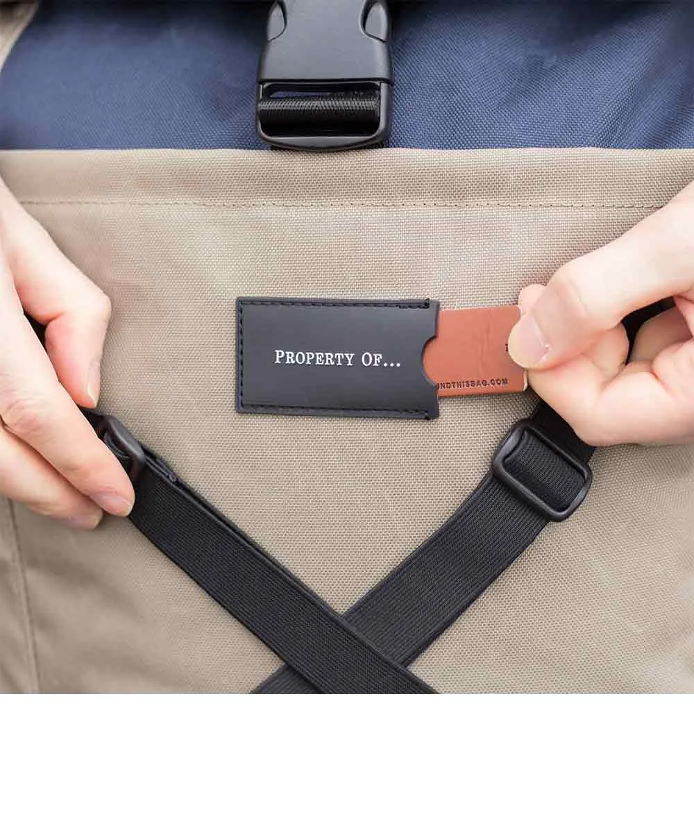 Property of Bike Pack Lenny Rolltop-Rucksack aus recycelten PET-Flaschen