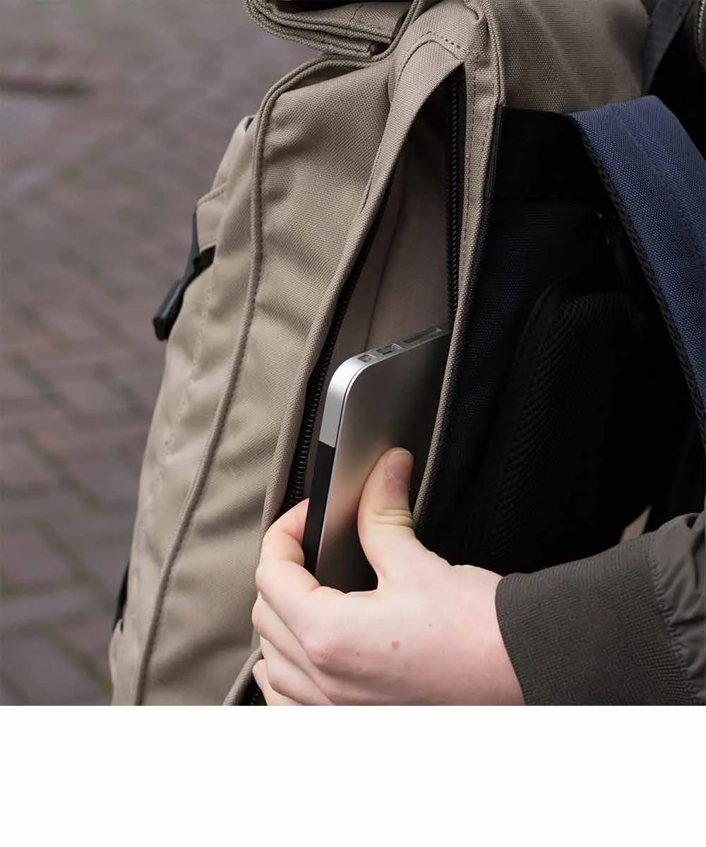 Property of Bike Pack Lenny Rolltop-Rucksack aus recycelten PET-Flaschen