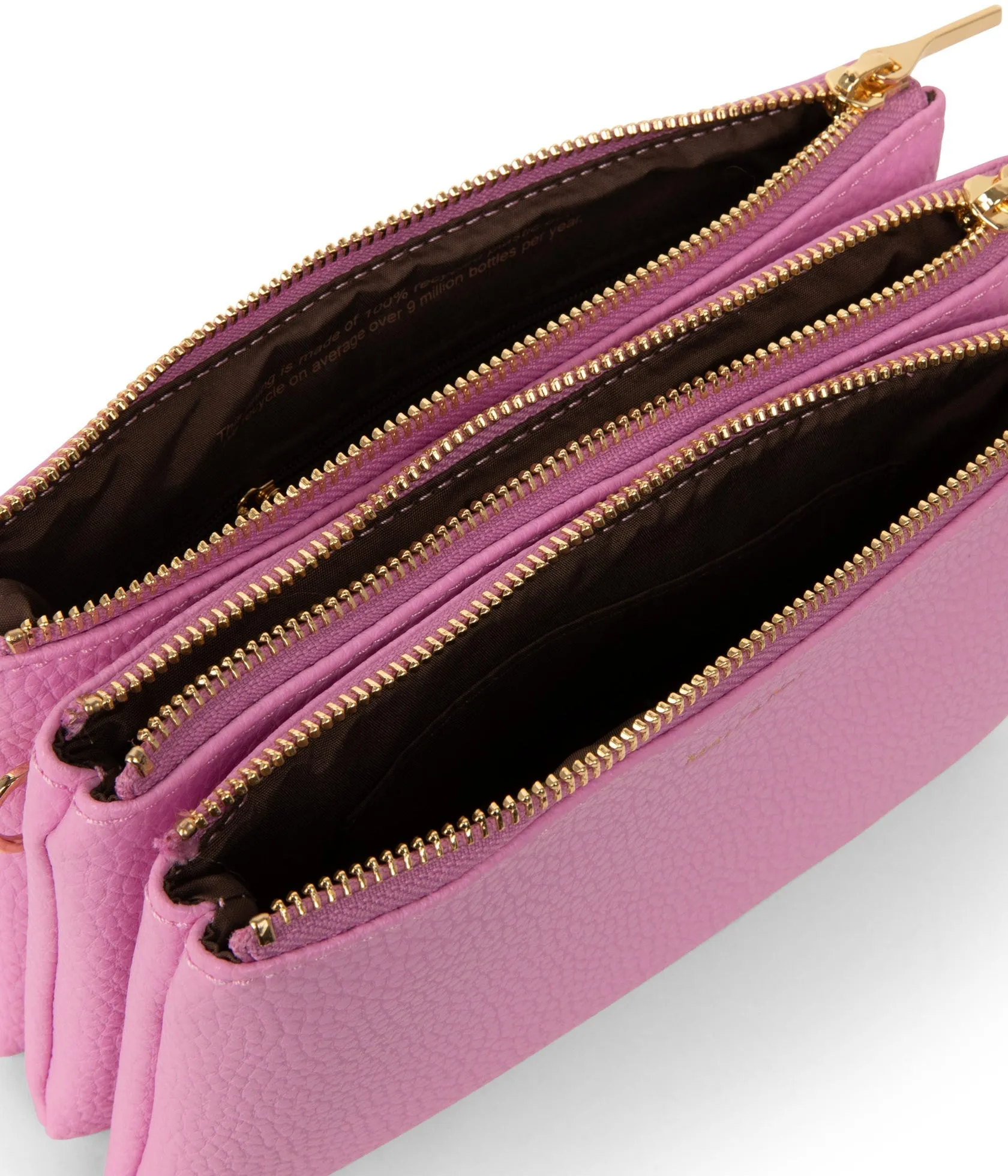 PURITY TRIPLET VEGAN CROSSBODY BAG / FLORA