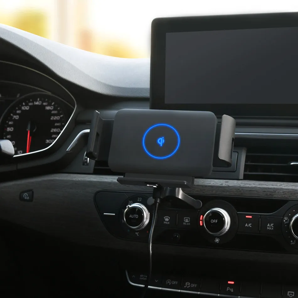 QI Wireless Car Charger For Samsung Galaxy Fold Fold 2 Fold 3 Car Charger Fast Wireless Charging Car Phone Holder