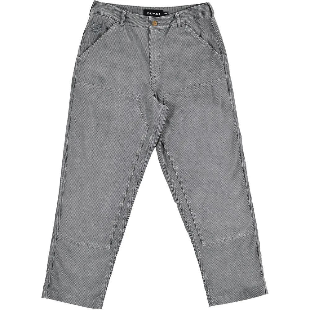 Quasi Work Pant Pin Grey