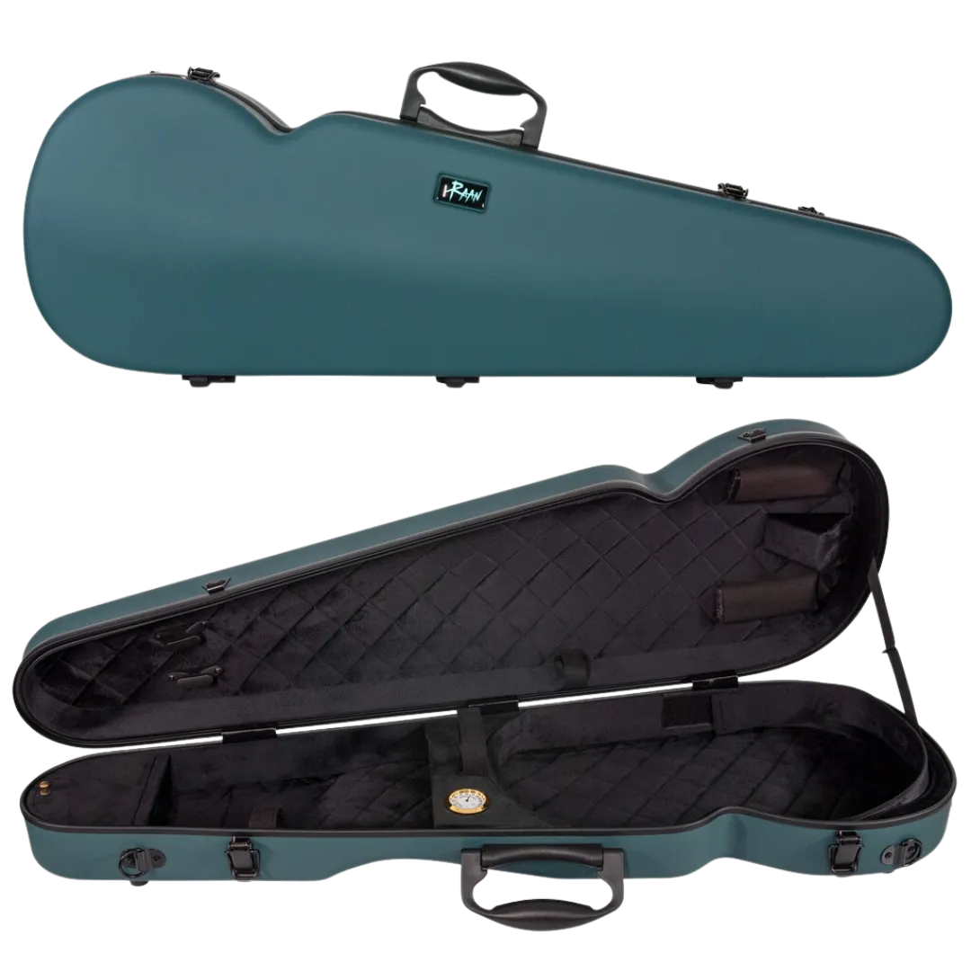 RAAN Shaped Violin Case Mediterranean Blue 3/4-4/4