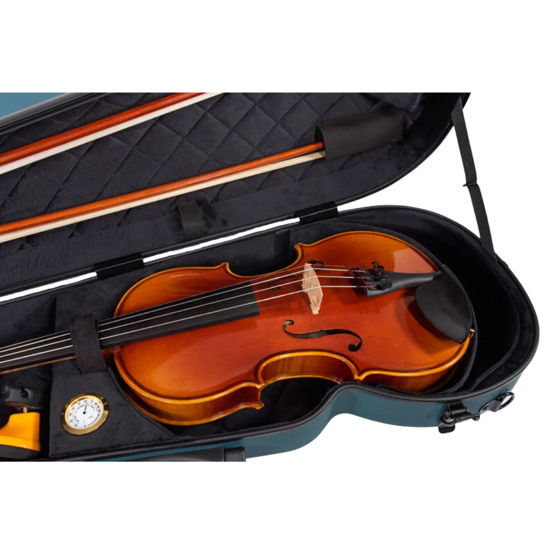 RAAN Shaped Violin Case Mediterranean Blue 3/4-4/4
