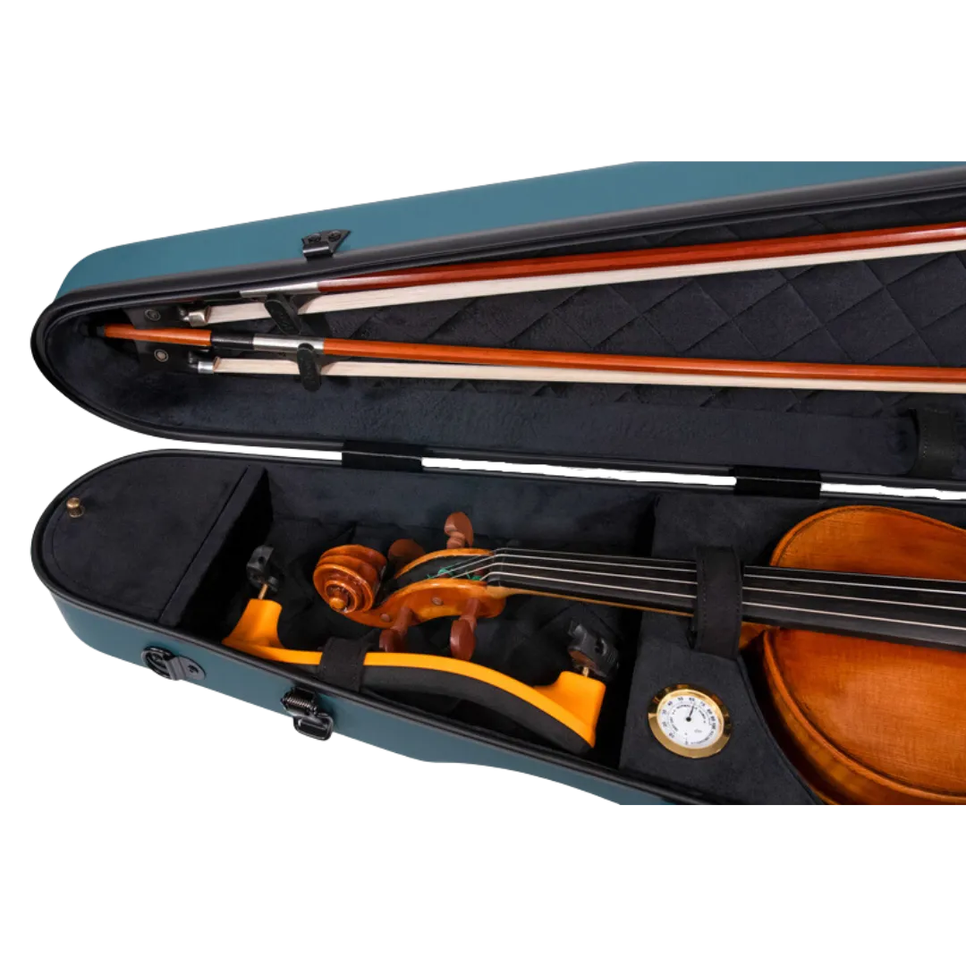 RAAN Shaped Violin Case Mediterranean Blue 3/4-4/4