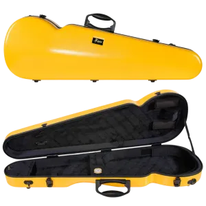 RAAN Shaped Violin Case Sunflower Yellow 1/4-1/2