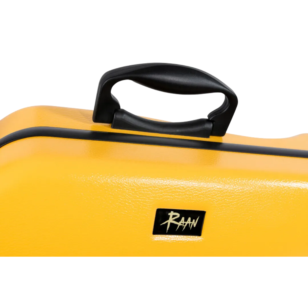 RAAN Shaped Violin Case Sunflower Yellow 1/4-1/2
