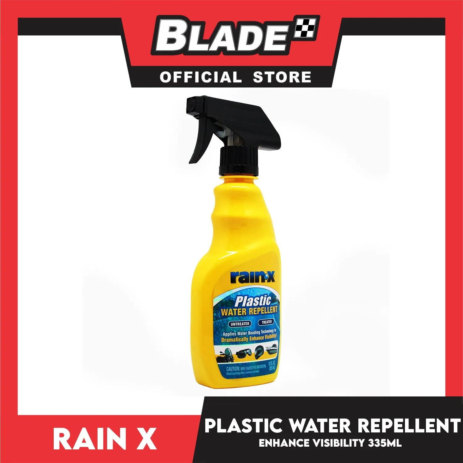 Rain X Plastic Water Repellent Enhance Visibility 355ml