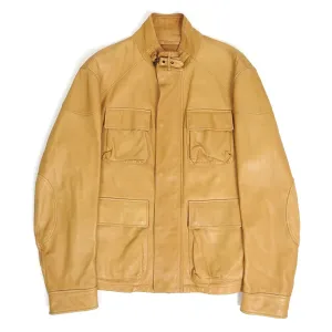 Ralph Lauren Purple Label Leather Jacket Size Large