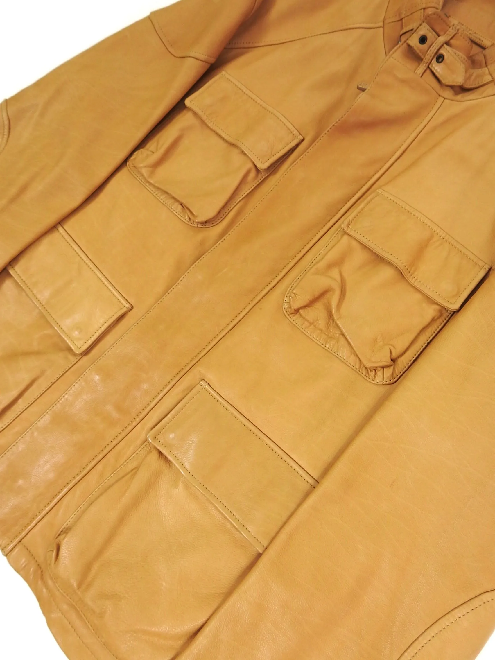Ralph Lauren Purple Label Leather Jacket Size Large