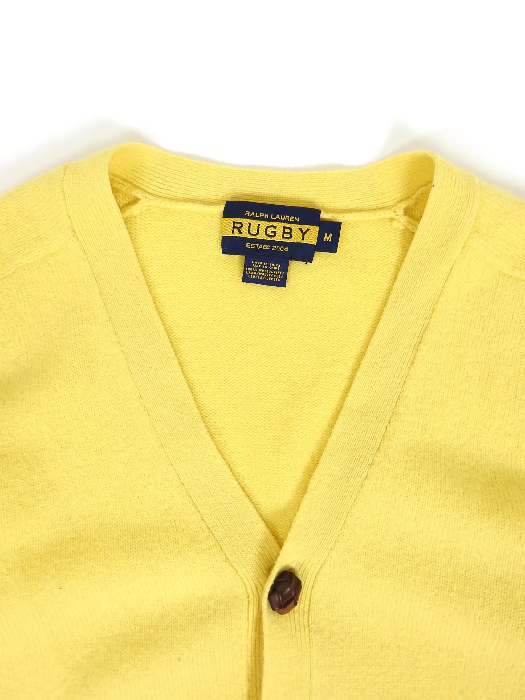 Ralph Lauren Rugby Wool Cardigan Size Medium
