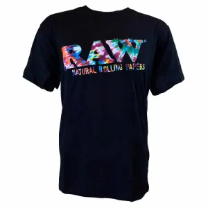 RAW Tie Dye Logo T-Shirt with Stash Pocket