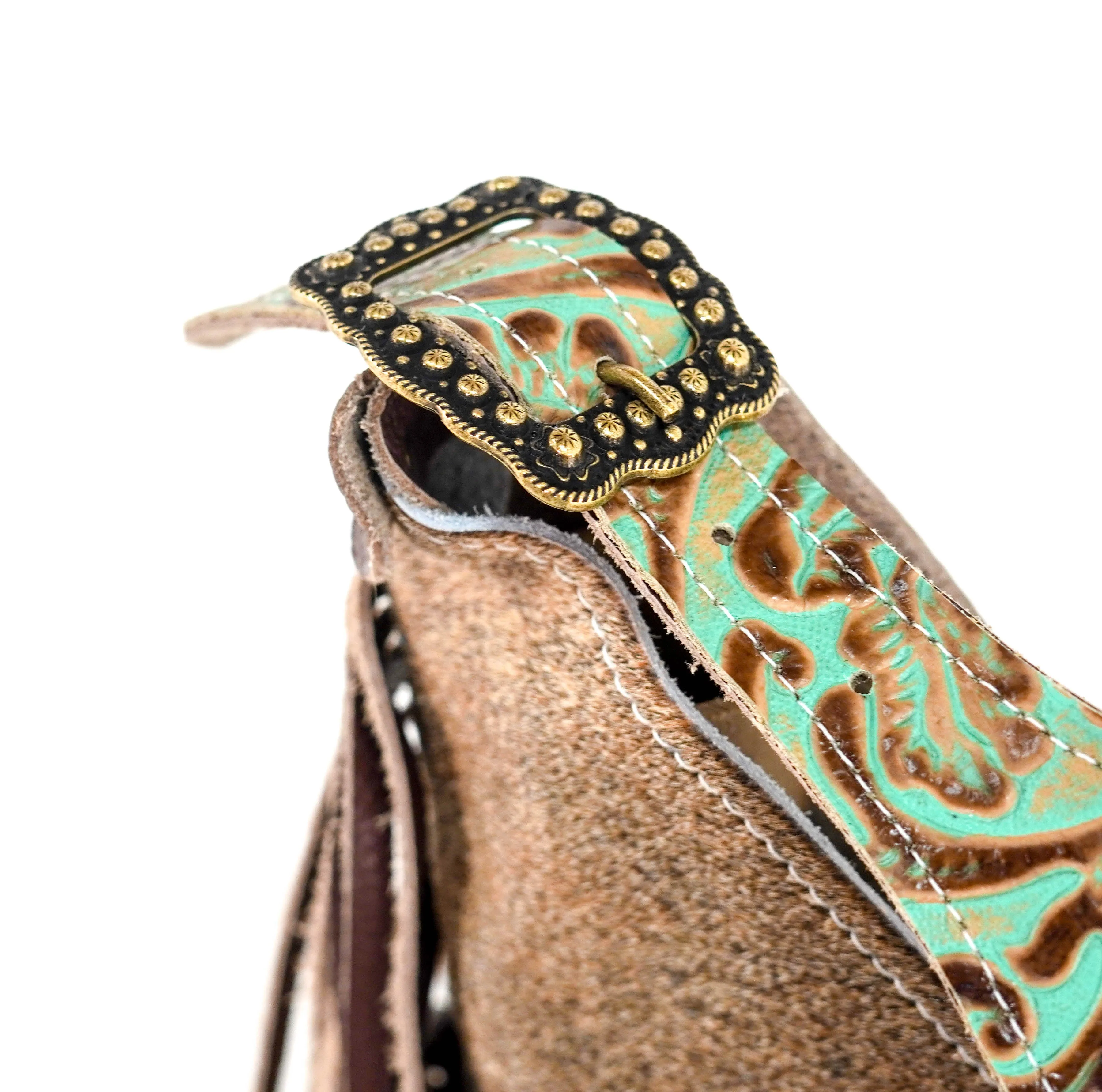 Reba - Brindle w/ Turquoise tool