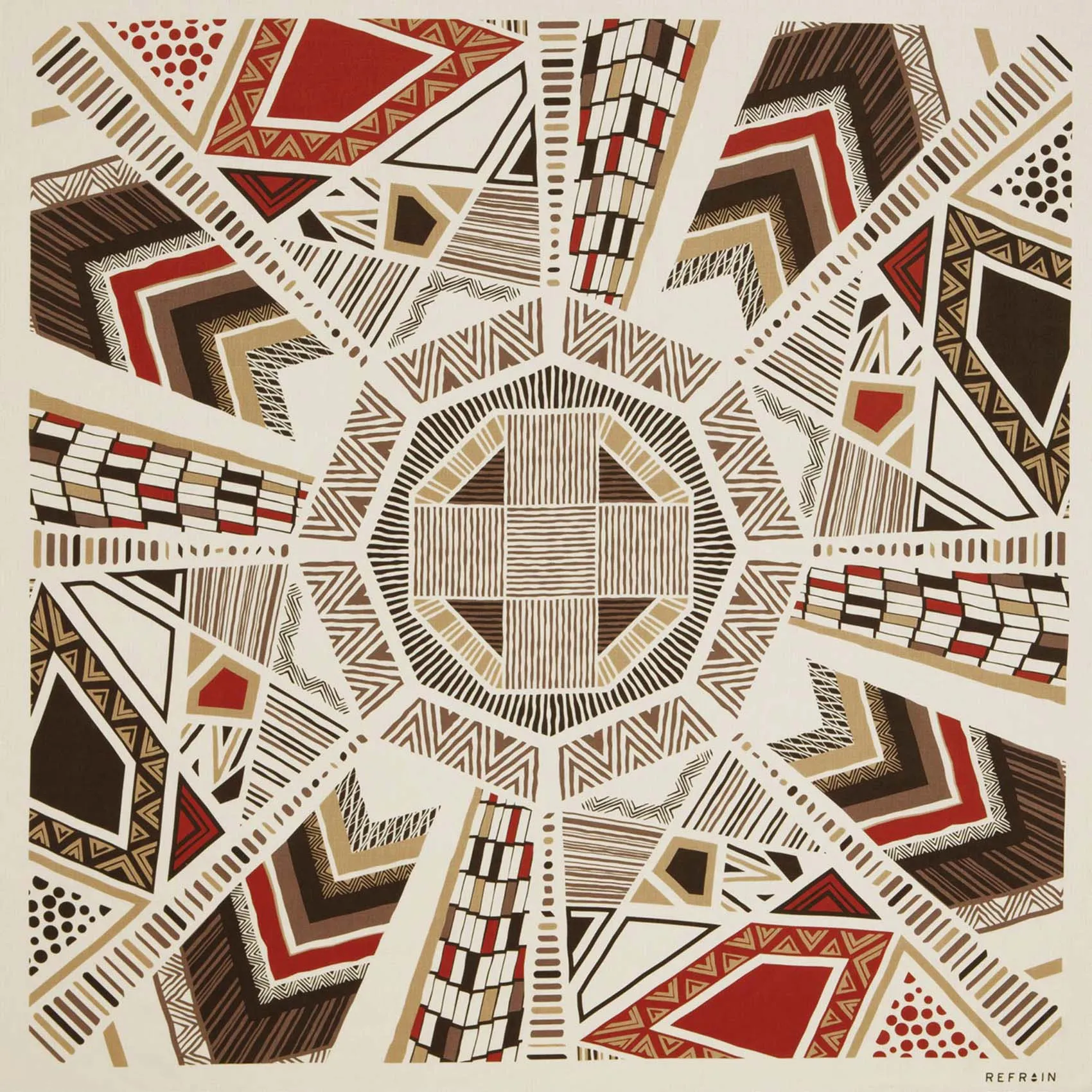 REFRAIN - Water repellent finish - Amaterasu - Furoshiki   110 x 110 cm　