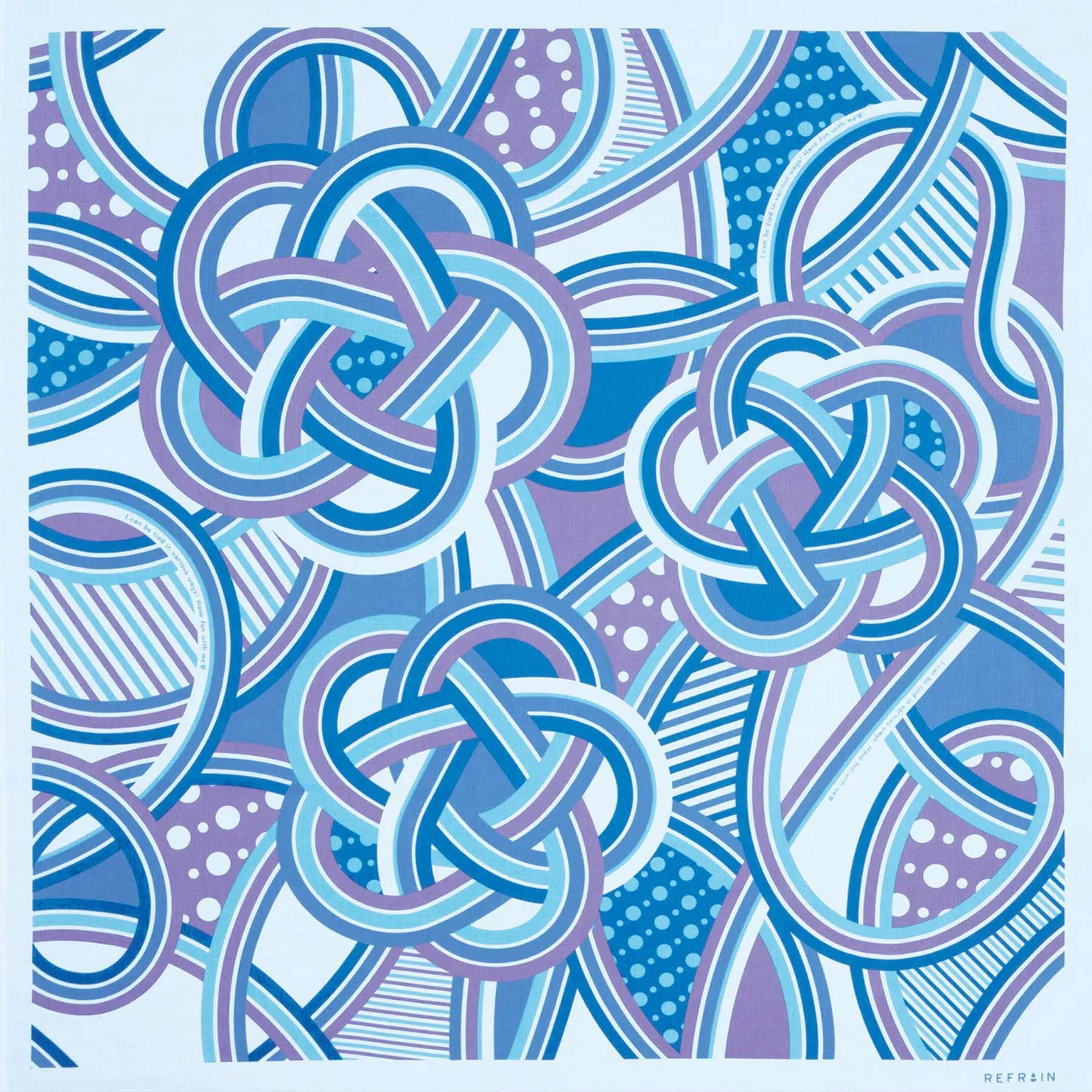 REFRAIN - Water repellent finish - Yuika - Furoshiki   110 x 110 cm　