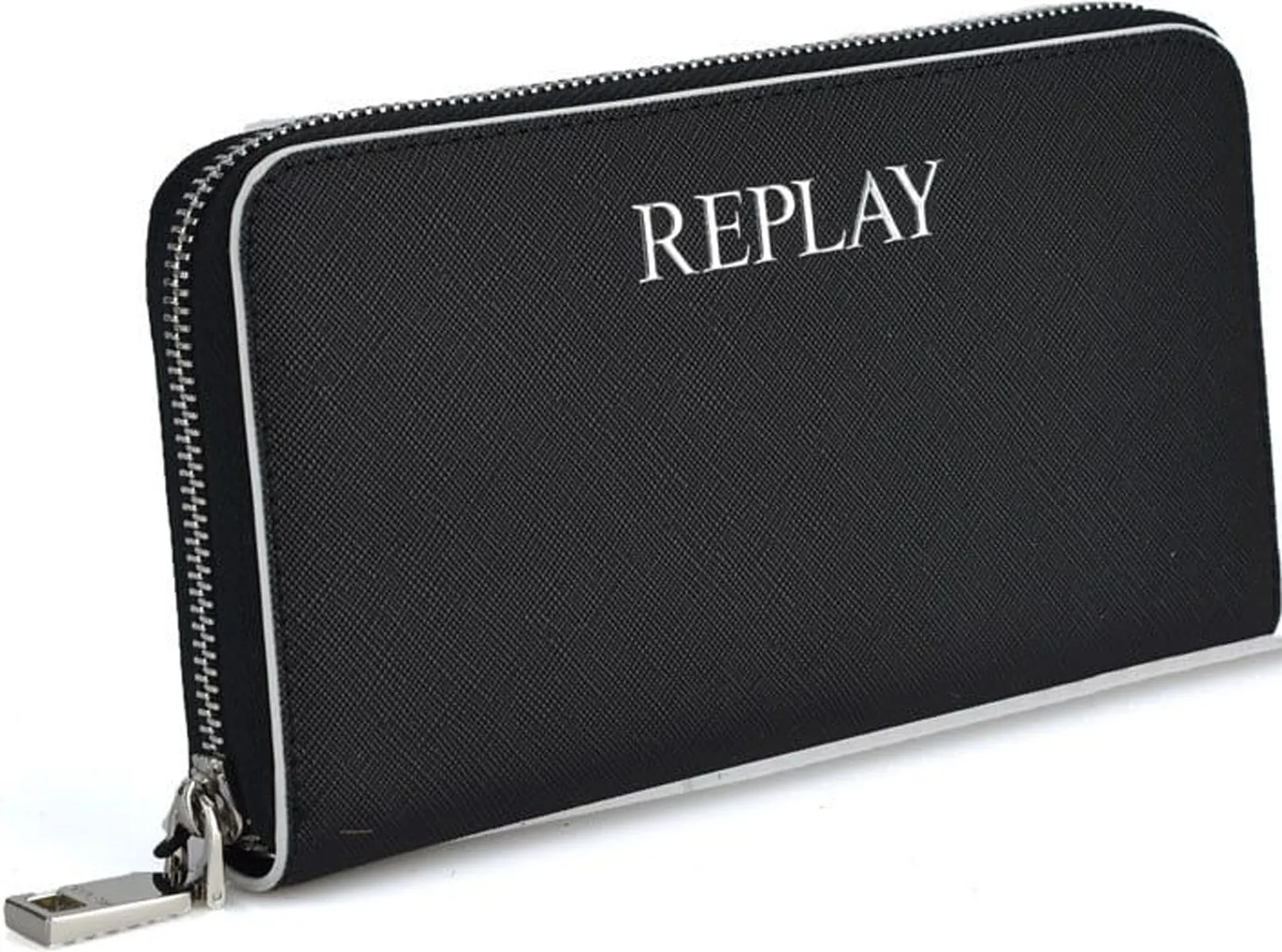 Replay Fw5255.000 Zip Around Purse In Black For Women