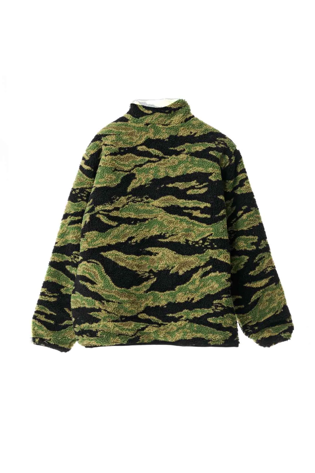 REVERSIBLE SHERPA JACKET - BLACK/CAMO