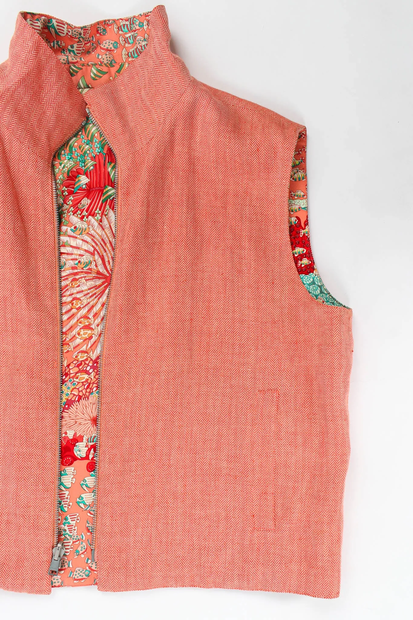 Reversible Silk Clownfish Vest