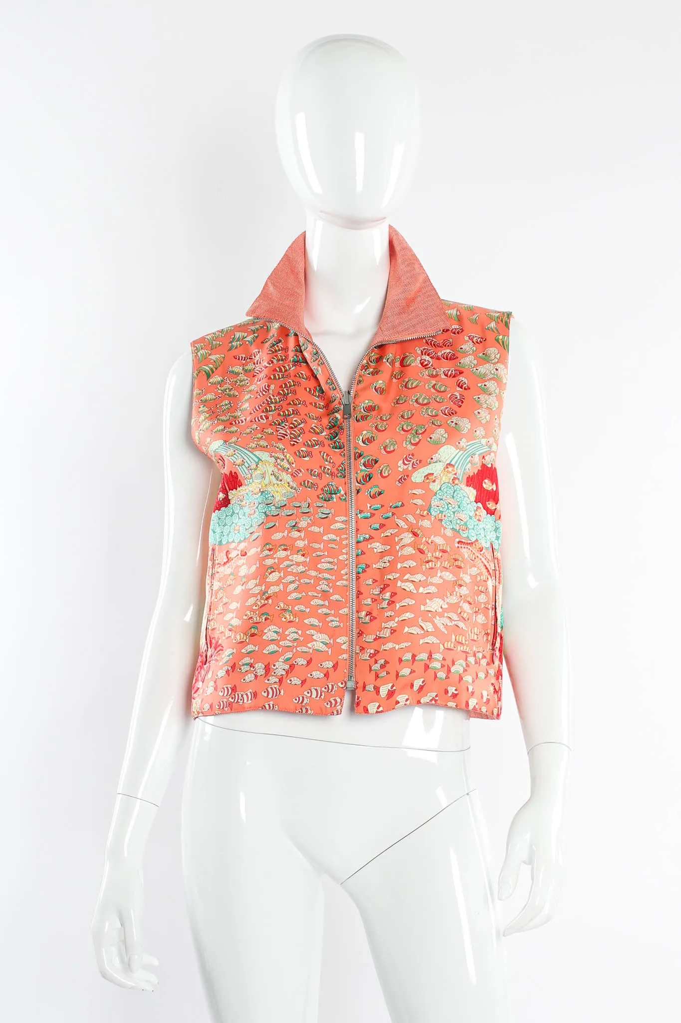 Reversible Silk Clownfish Vest