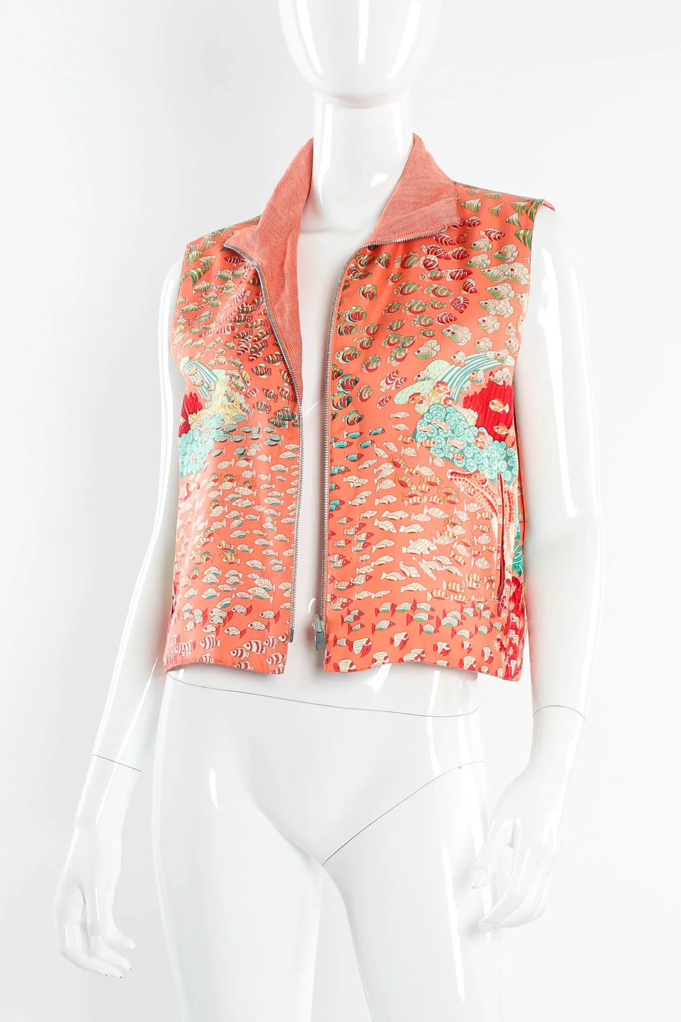 Reversible Silk Clownfish Vest