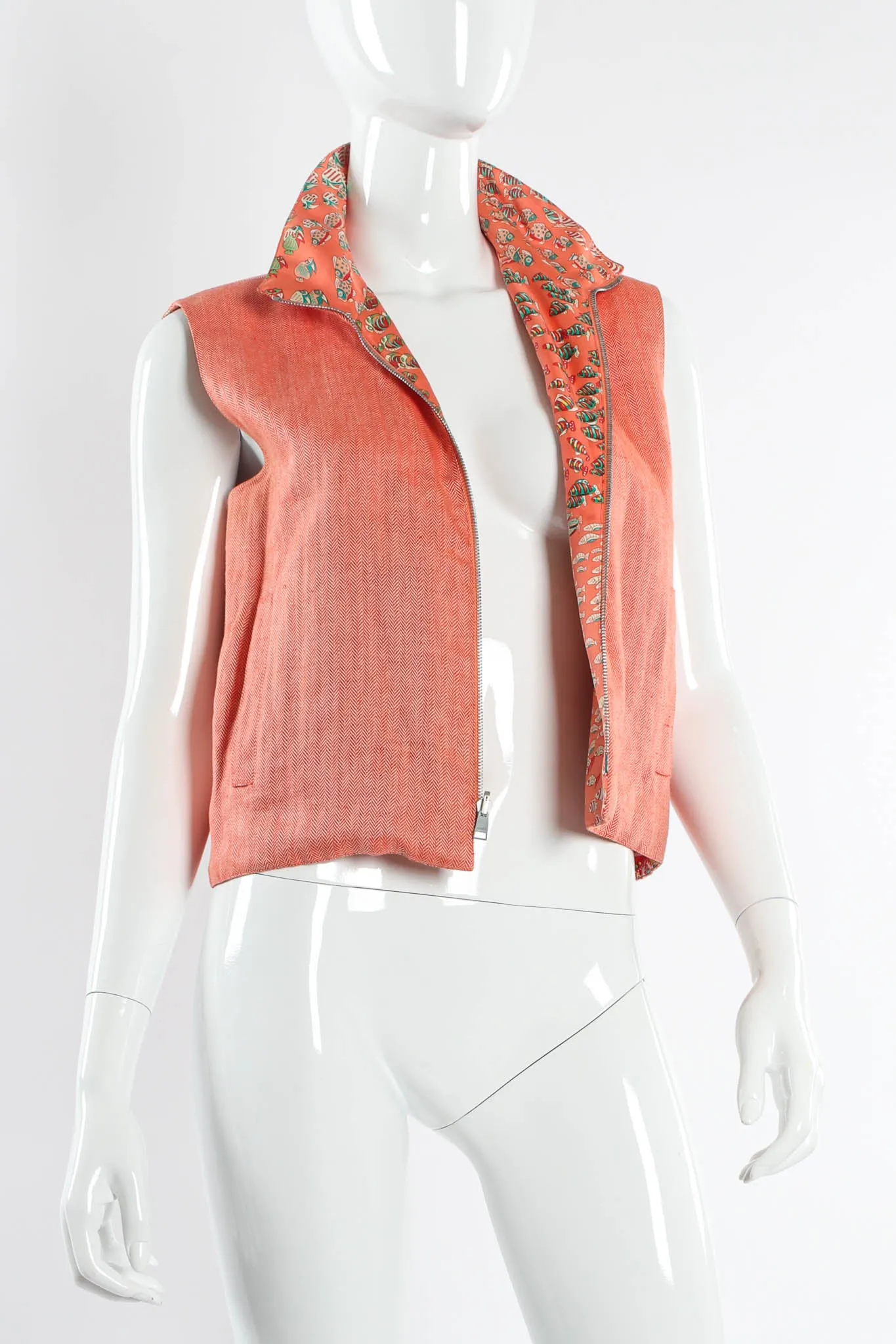 Reversible Silk Clownfish Vest