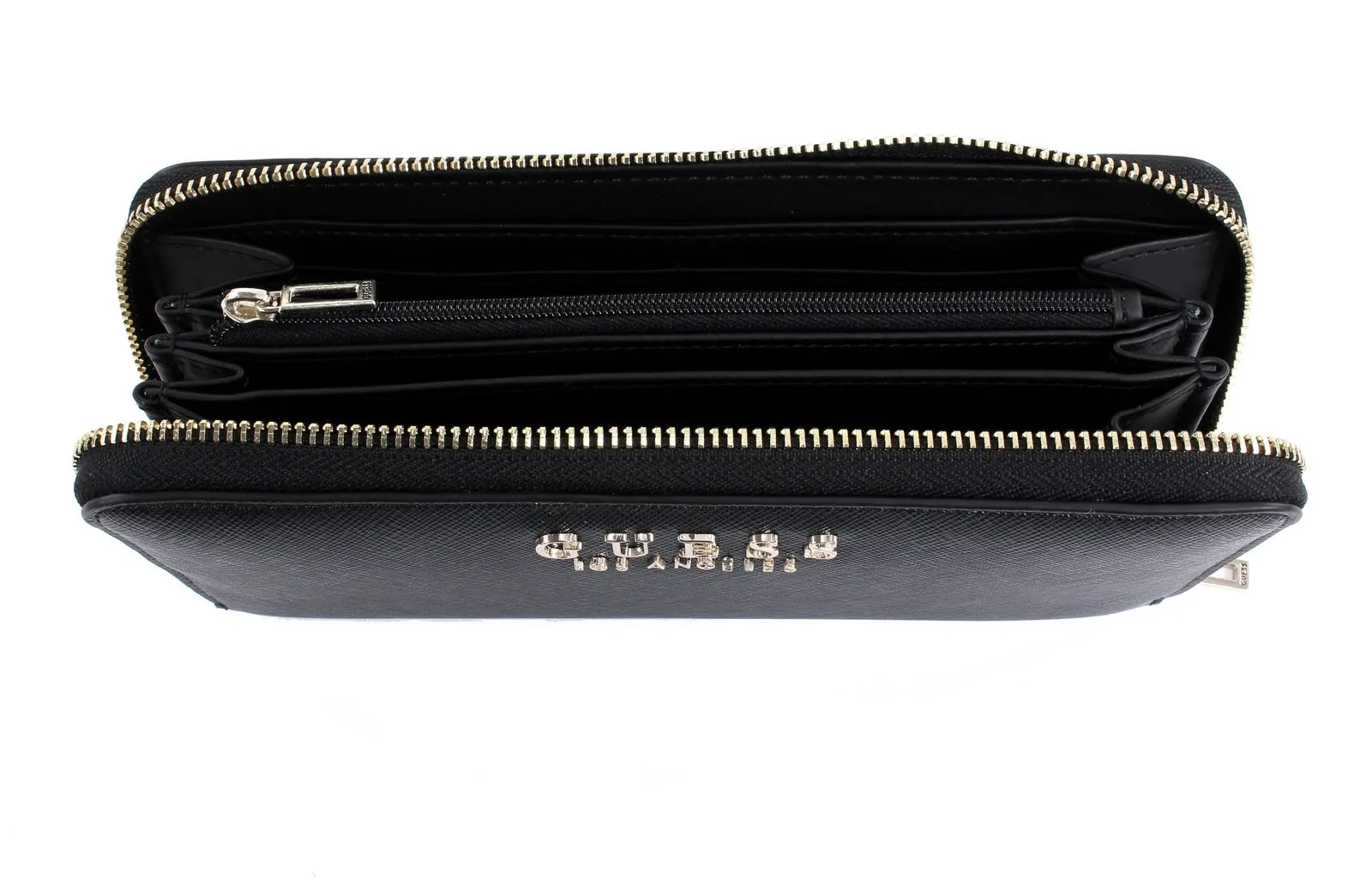 ROBYN SLG LARGE ZIP AROUND - BLACK