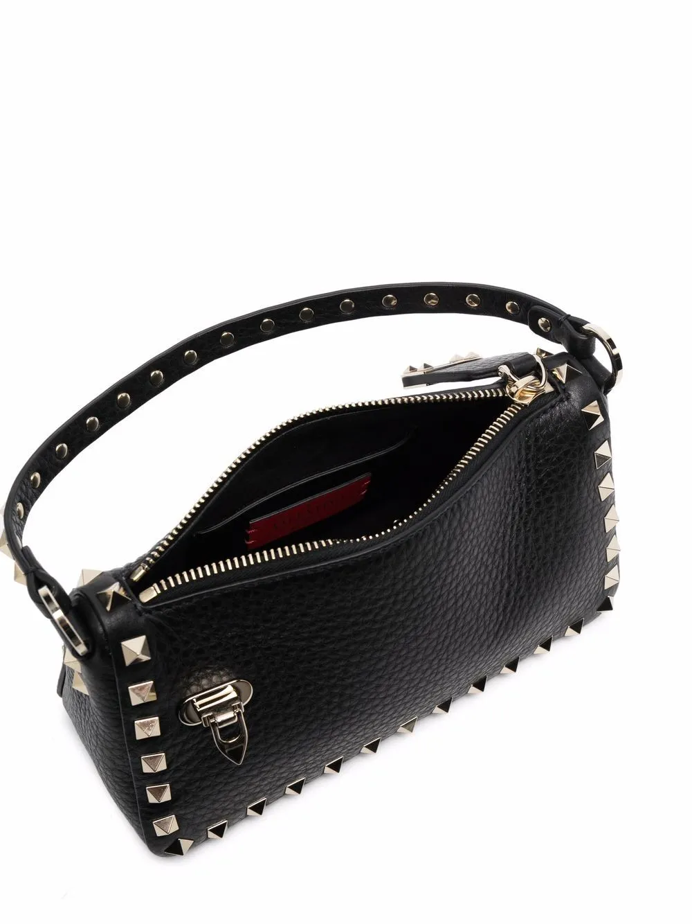 Rockstud small leather shoulder bag