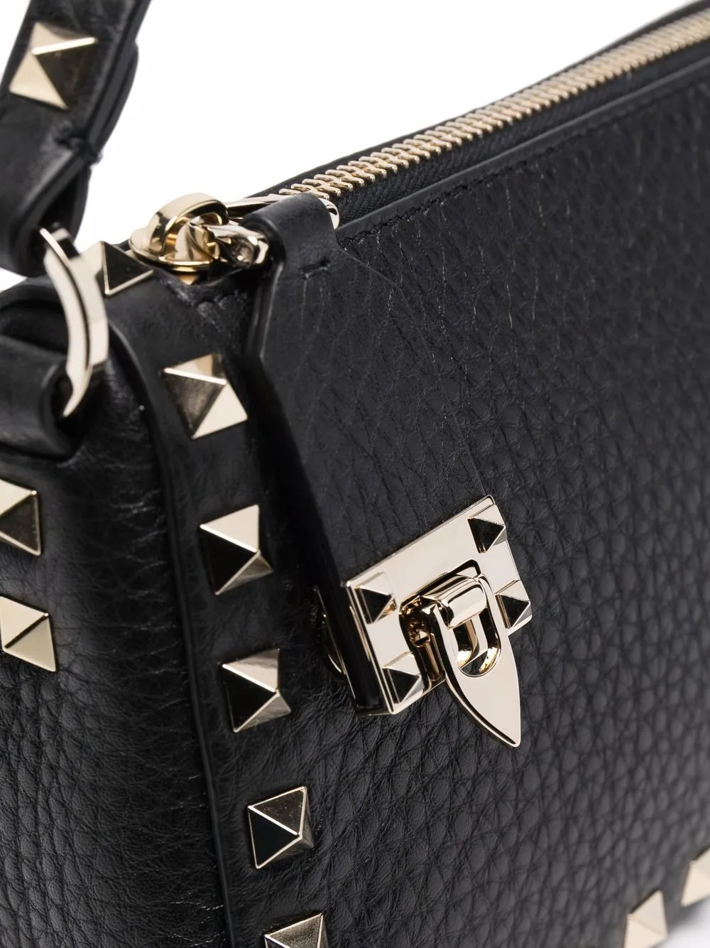 Rockstud small leather shoulder bag