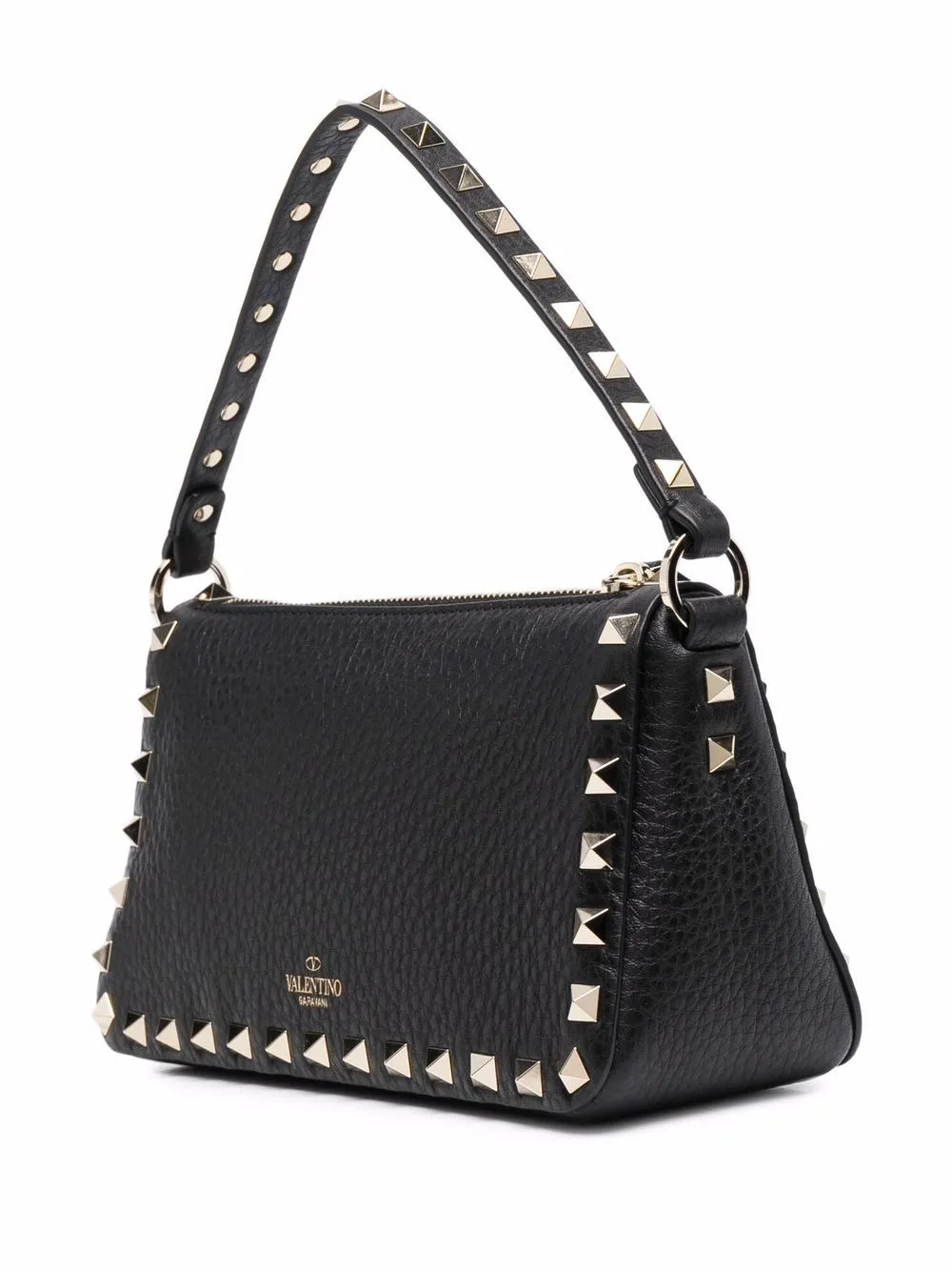 Rockstud small leather shoulder bag