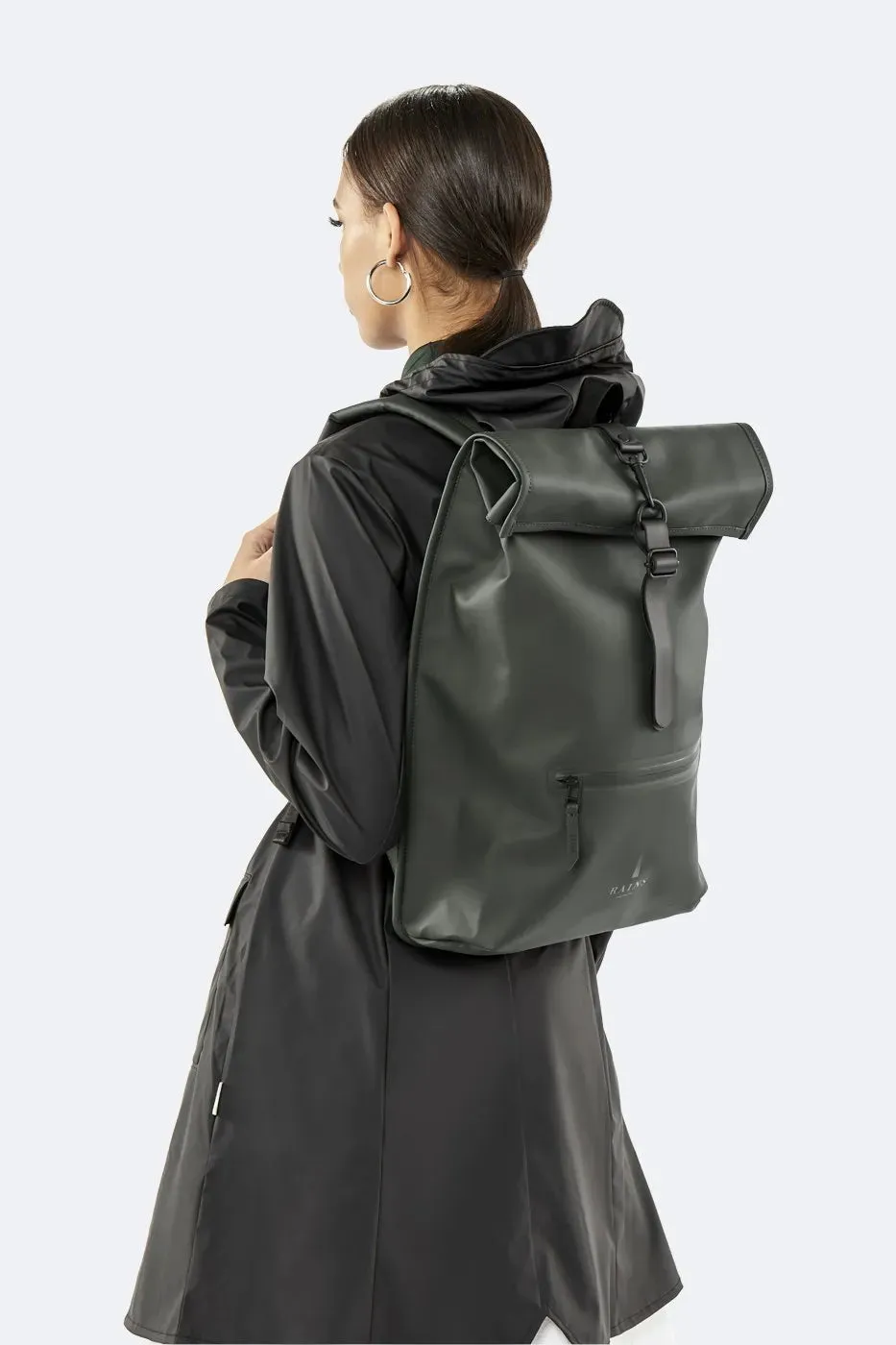 Rolltop Rucksack Verde