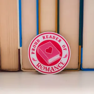 Romance Reader Sticker