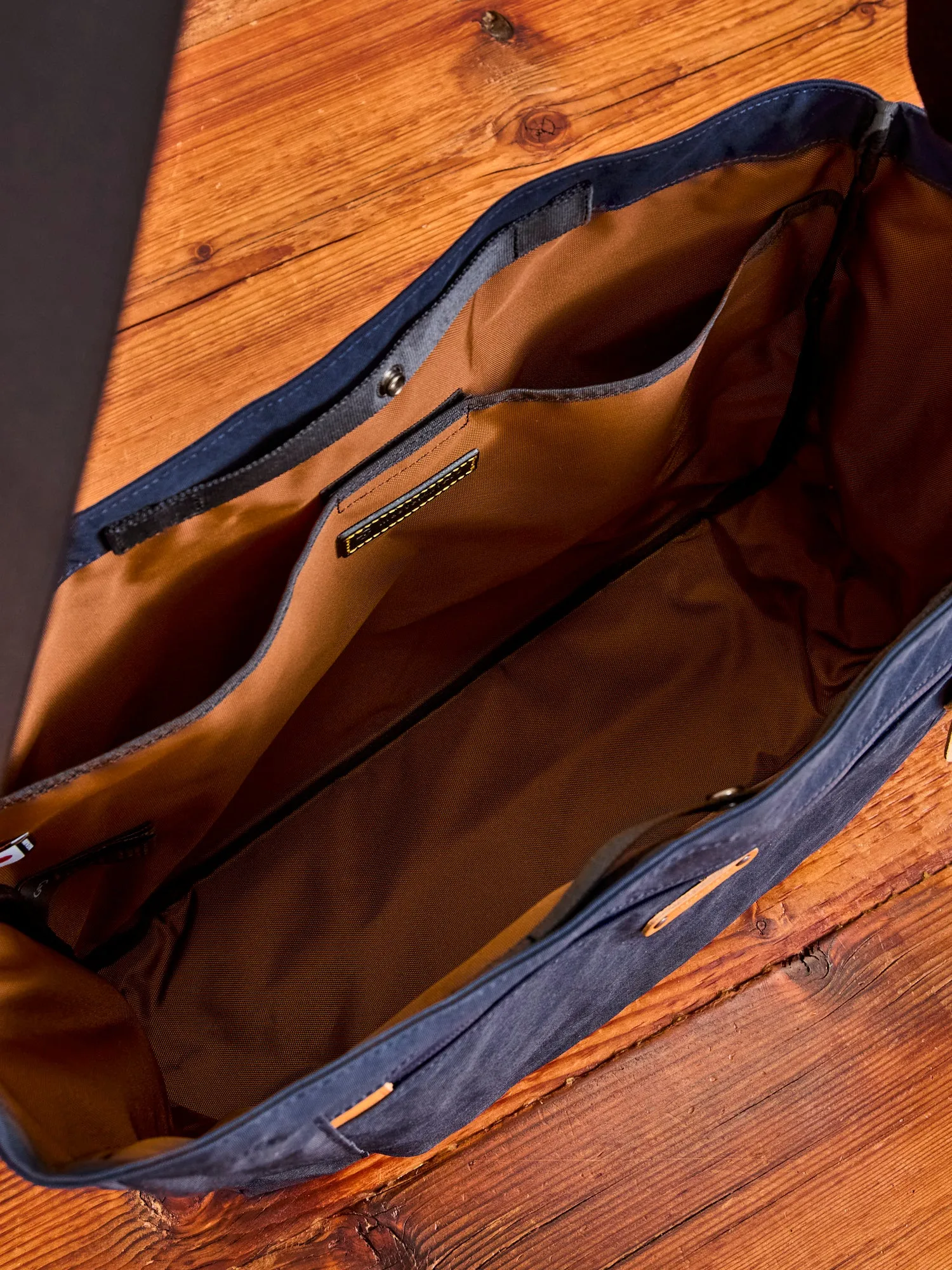 Root Shoulder Tote Bag in Navy