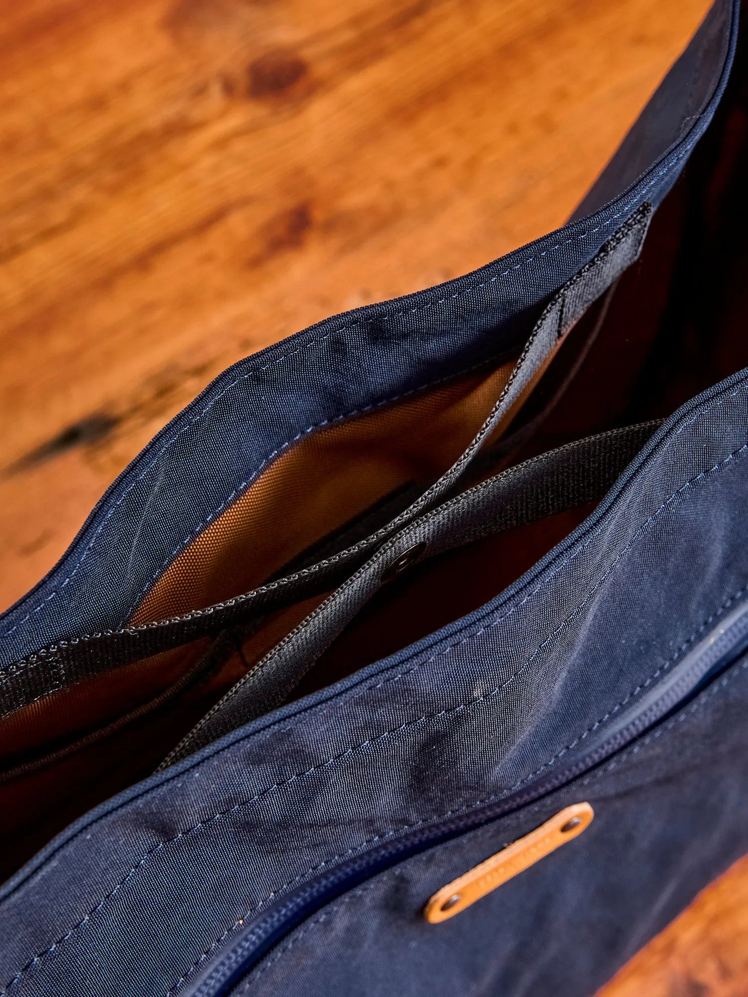 Root Shoulder Tote Bag in Navy