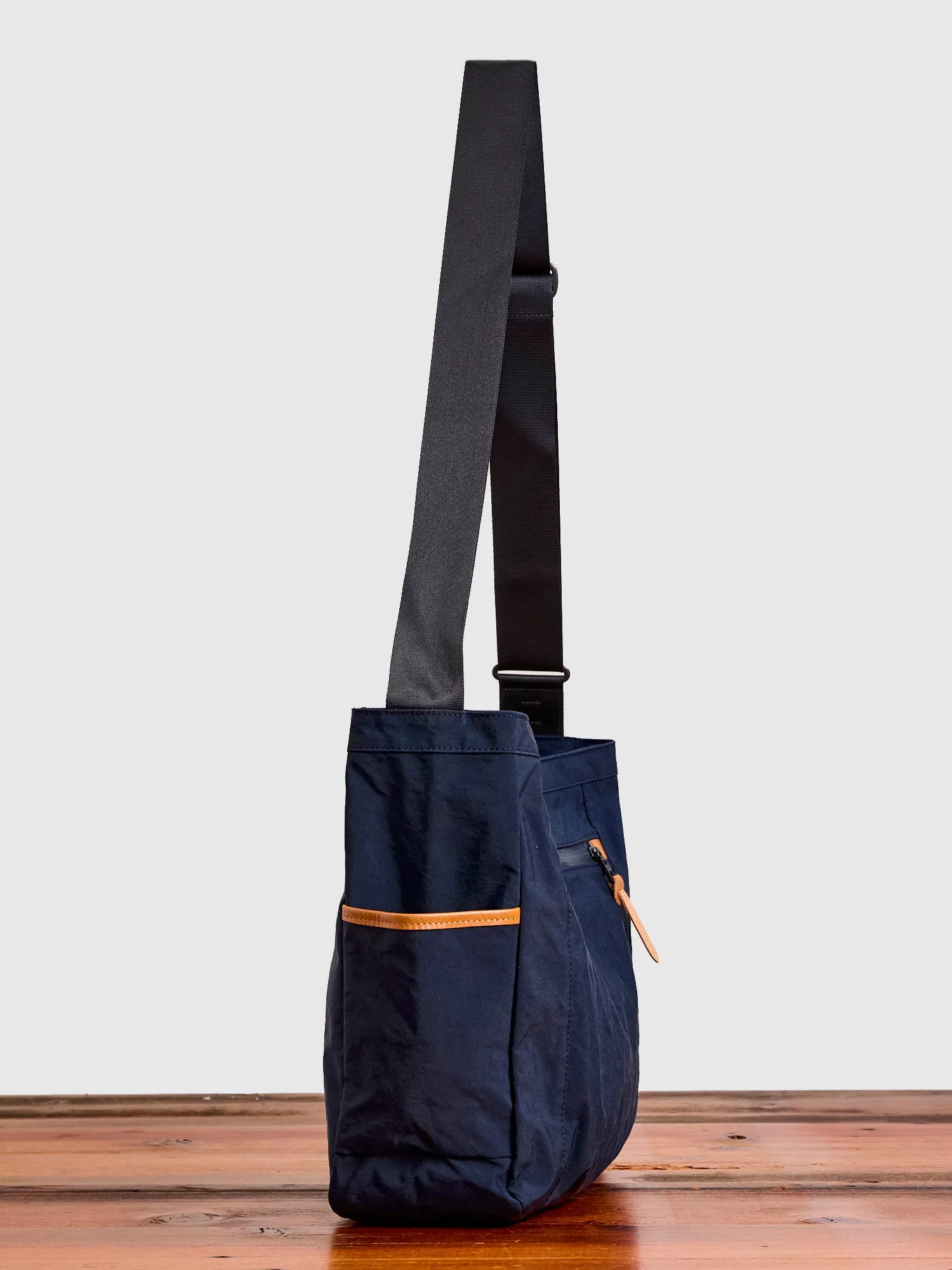 Root Shoulder Tote Bag in Navy