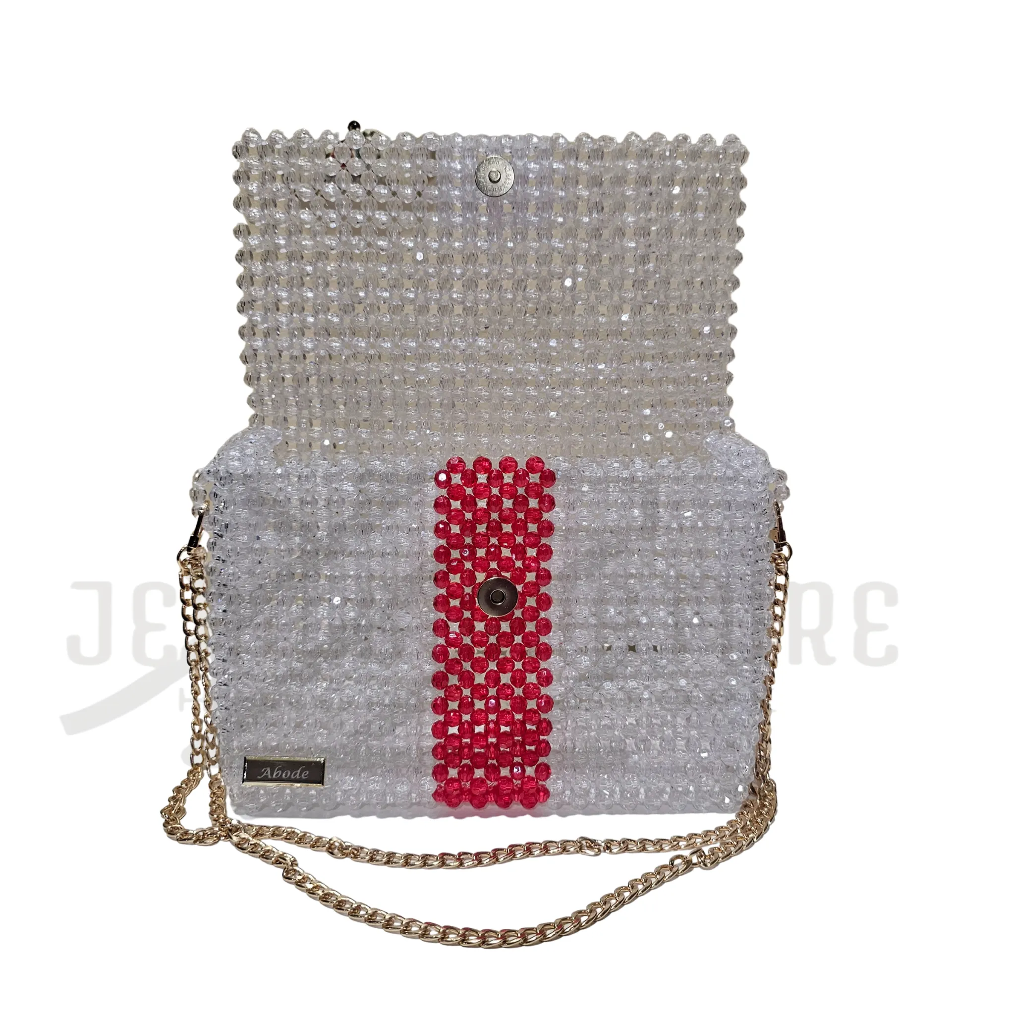 Rosie Beaded Bag - Clear