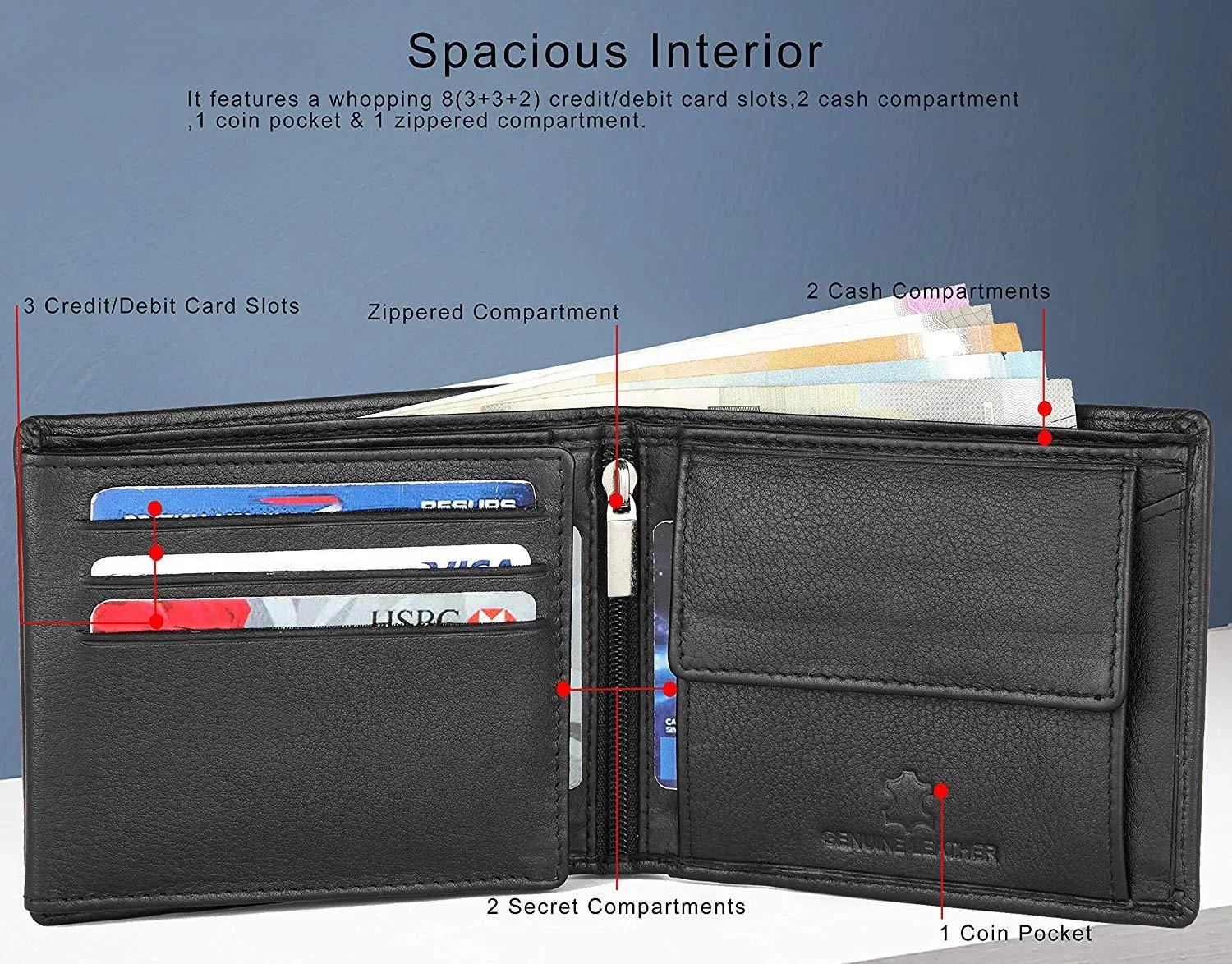 Royster Callus Black Men's Wallet