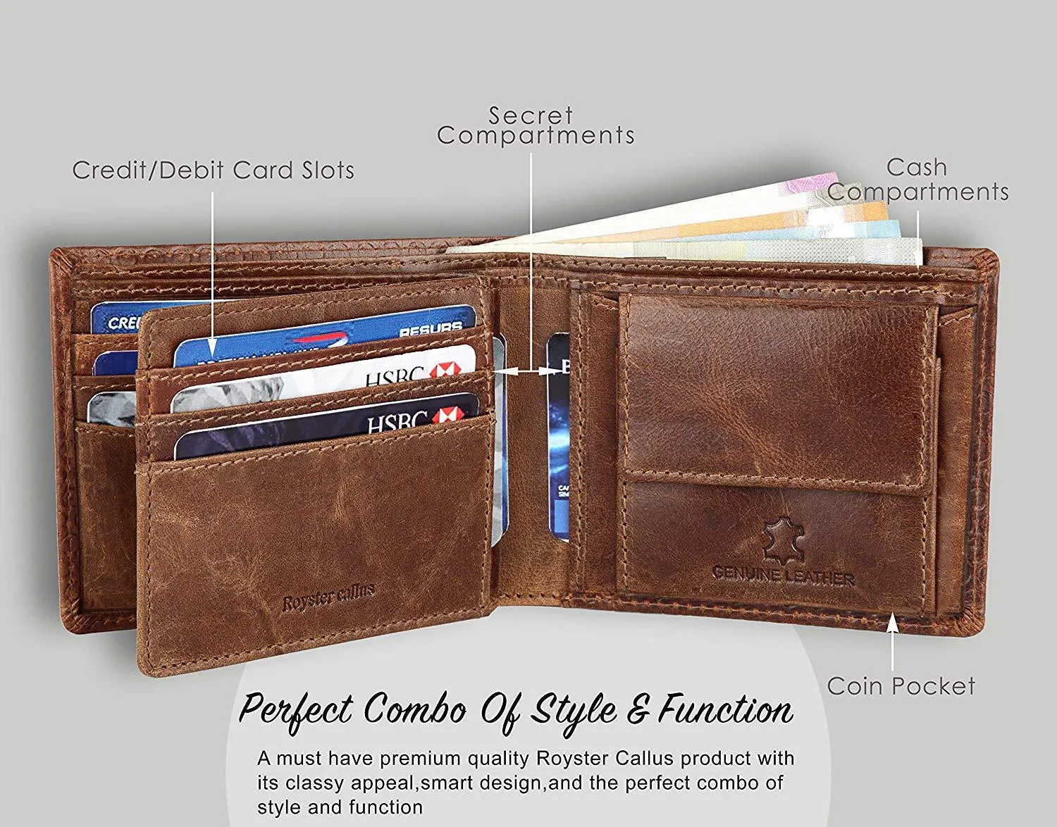 Royster Callus Tan Men's Wallet
