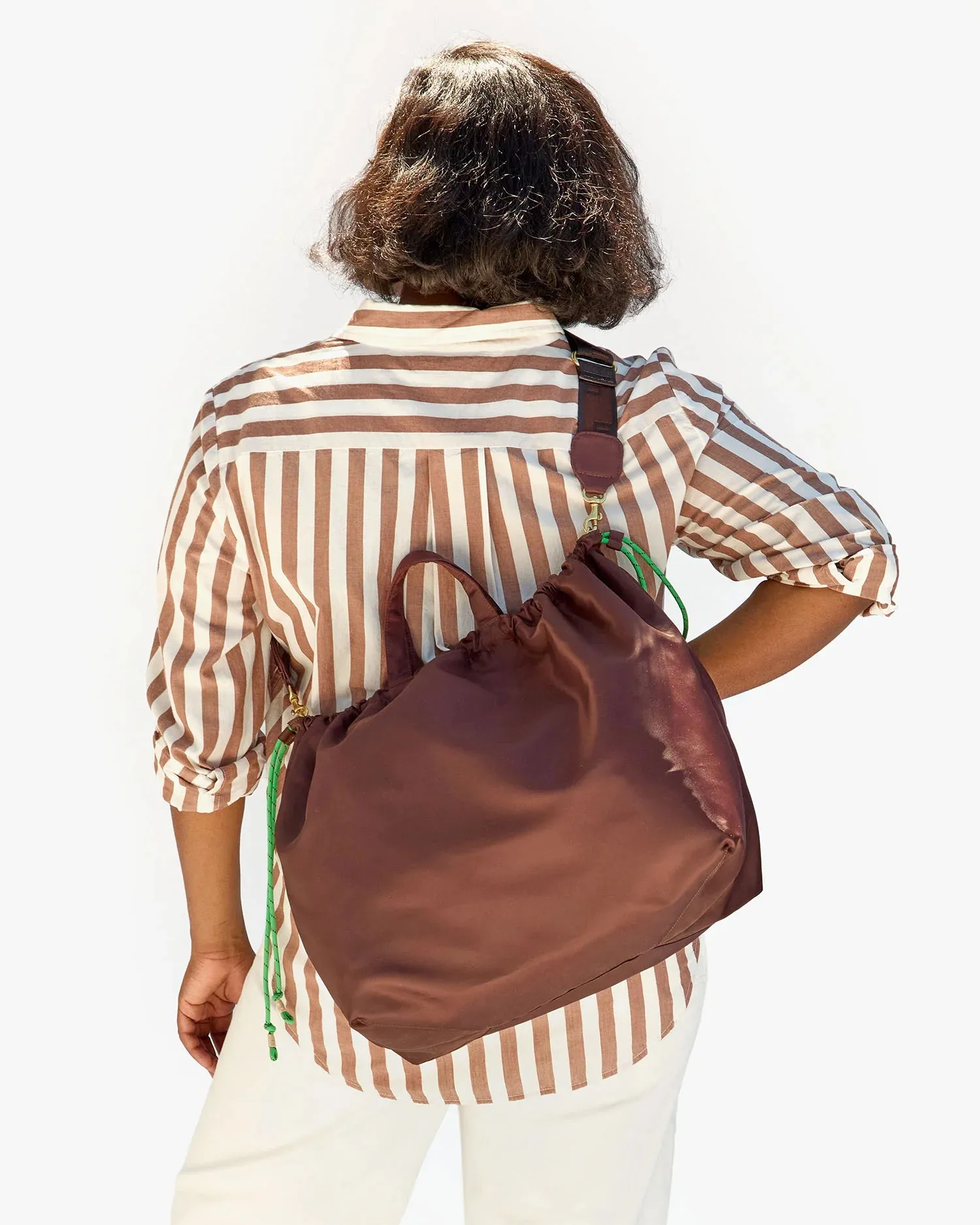 Sac Tout in Brown Nylon