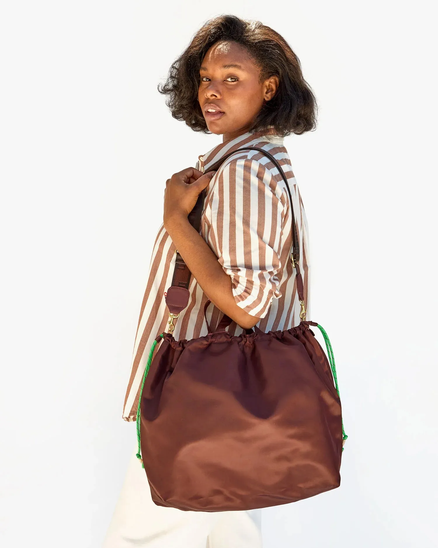 Sac Tout in Brown Nylon