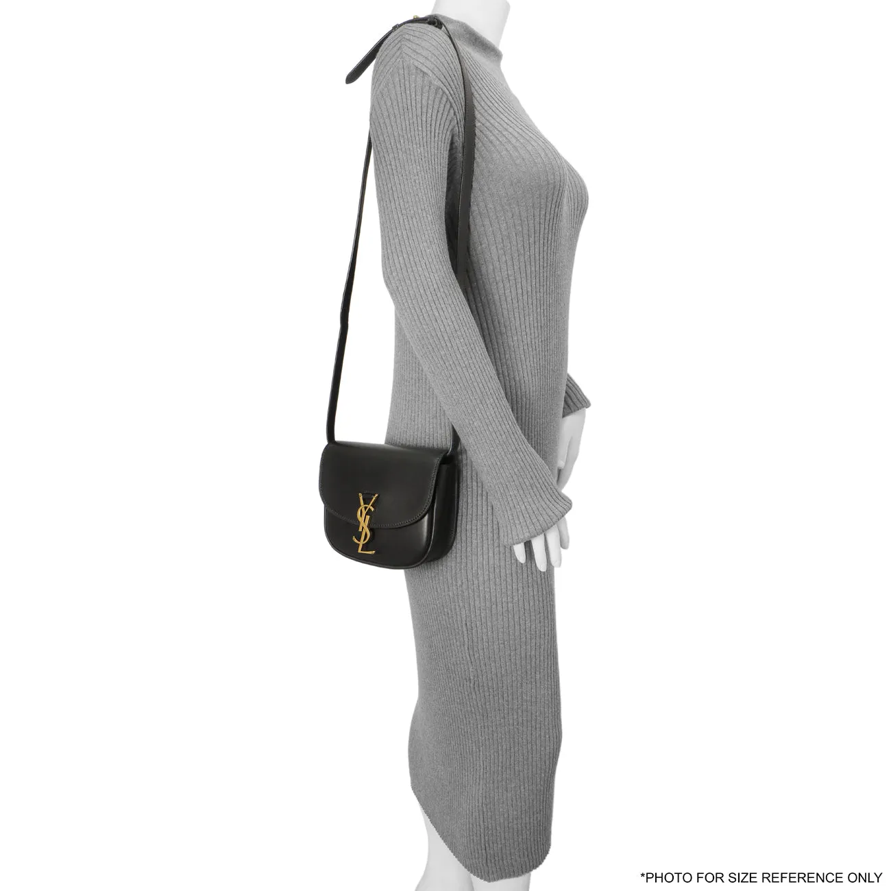 Saint Laurent Black Calfskin Small Kaia Satchel