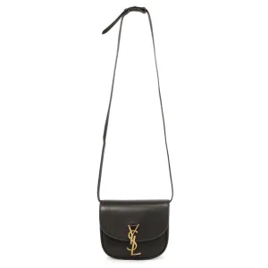 Saint Laurent Black Calfskin Small Kaia Satchel