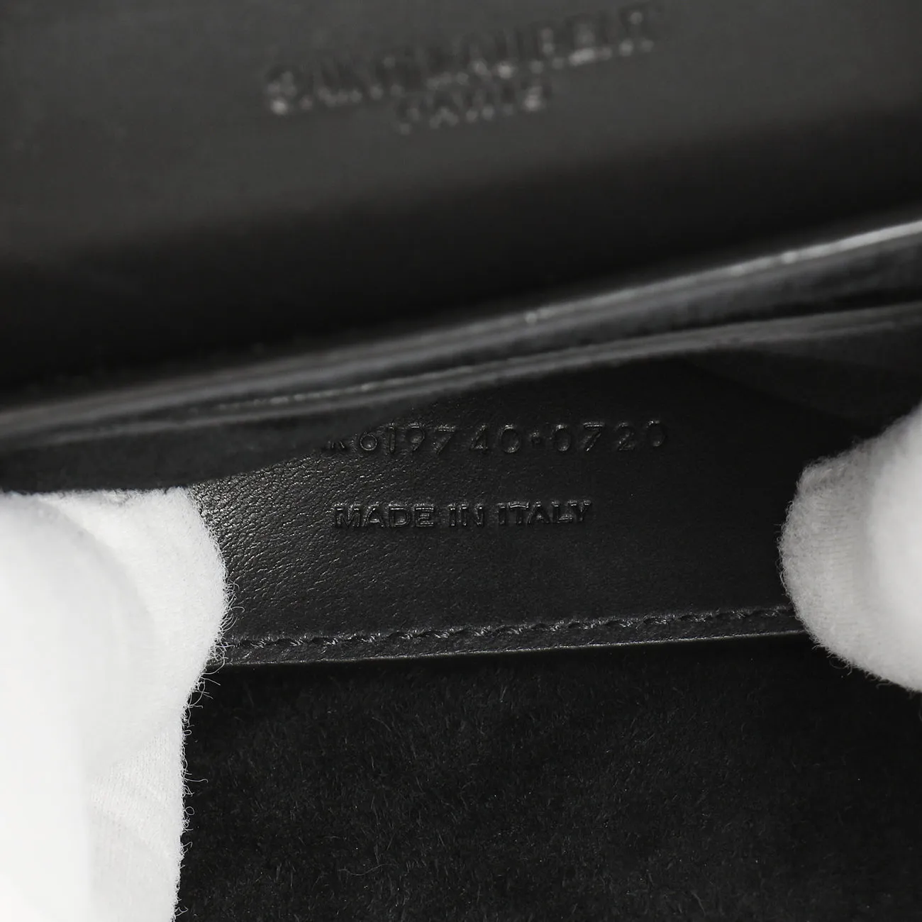 Saint Laurent Black Calfskin Small Kaia Satchel