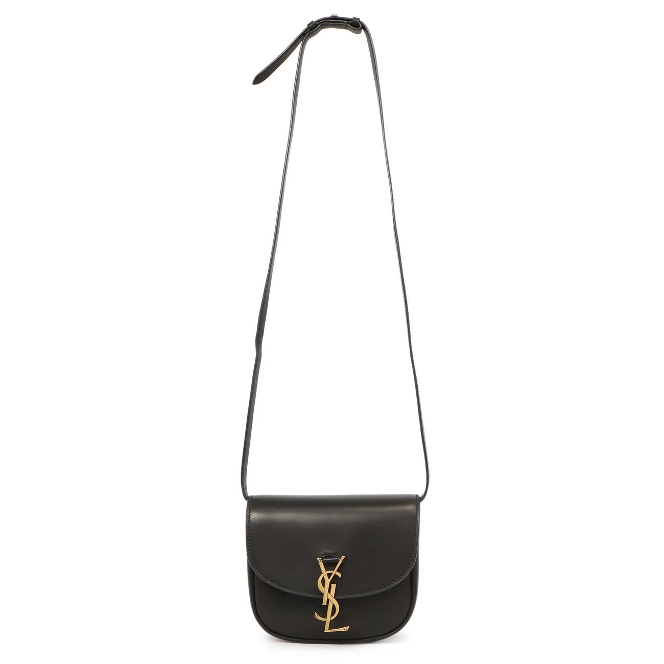 Saint Laurent Black Calfskin Small Kaia Satchel