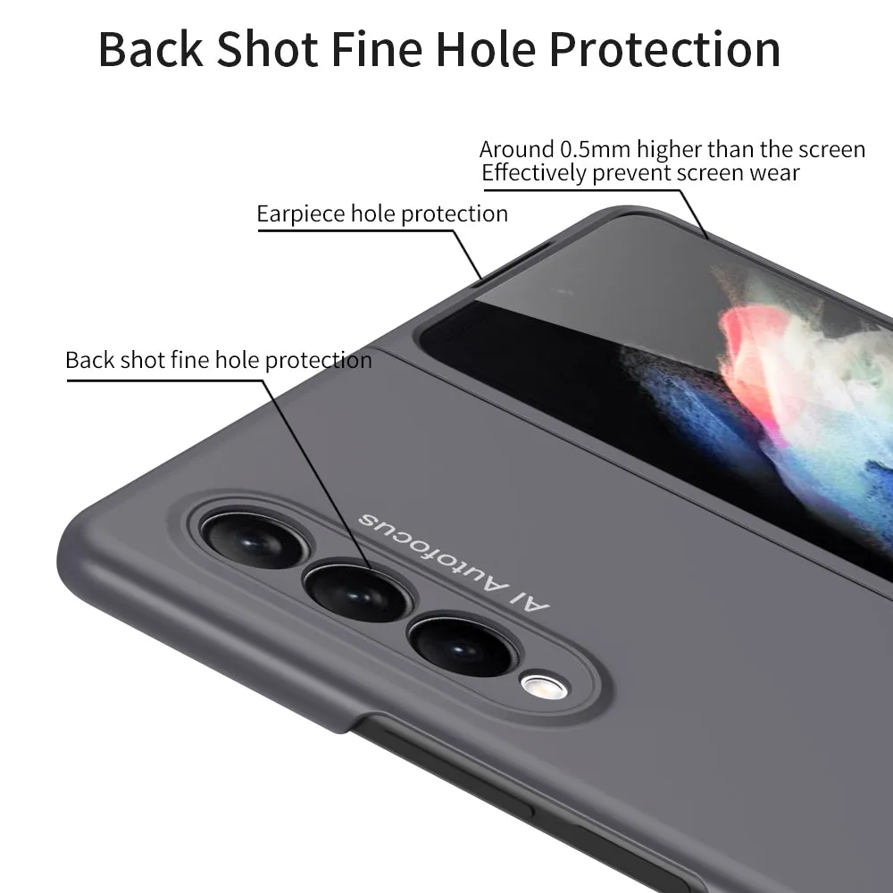 Samsung Galaxy Z Fold 3 5G Case Ultra-thin Anti-knock Protection Matte Hard Plastic Case For Samsung Z Fold3 5G Cover
