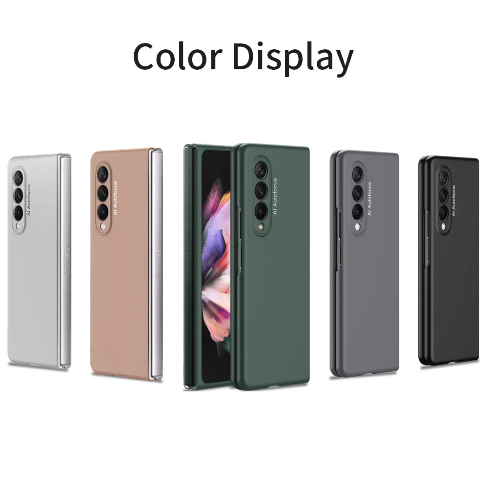 Samsung Galaxy Z Fold 3 5G Case Ultra-thin Anti-knock Protection Matte Hard Plastic Case For Samsung Z Fold3 5G Cover